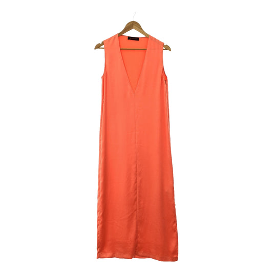 CABaN / Caban | V-neck sleeveless long dress | F | Orange | Women's