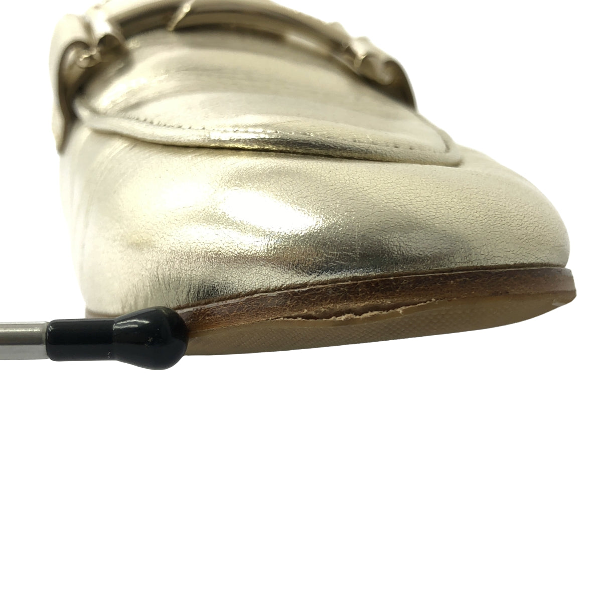 TOD'S / トッズ | ダブルT フラット モカシン シューズ | 36 | ゴールド | レディース