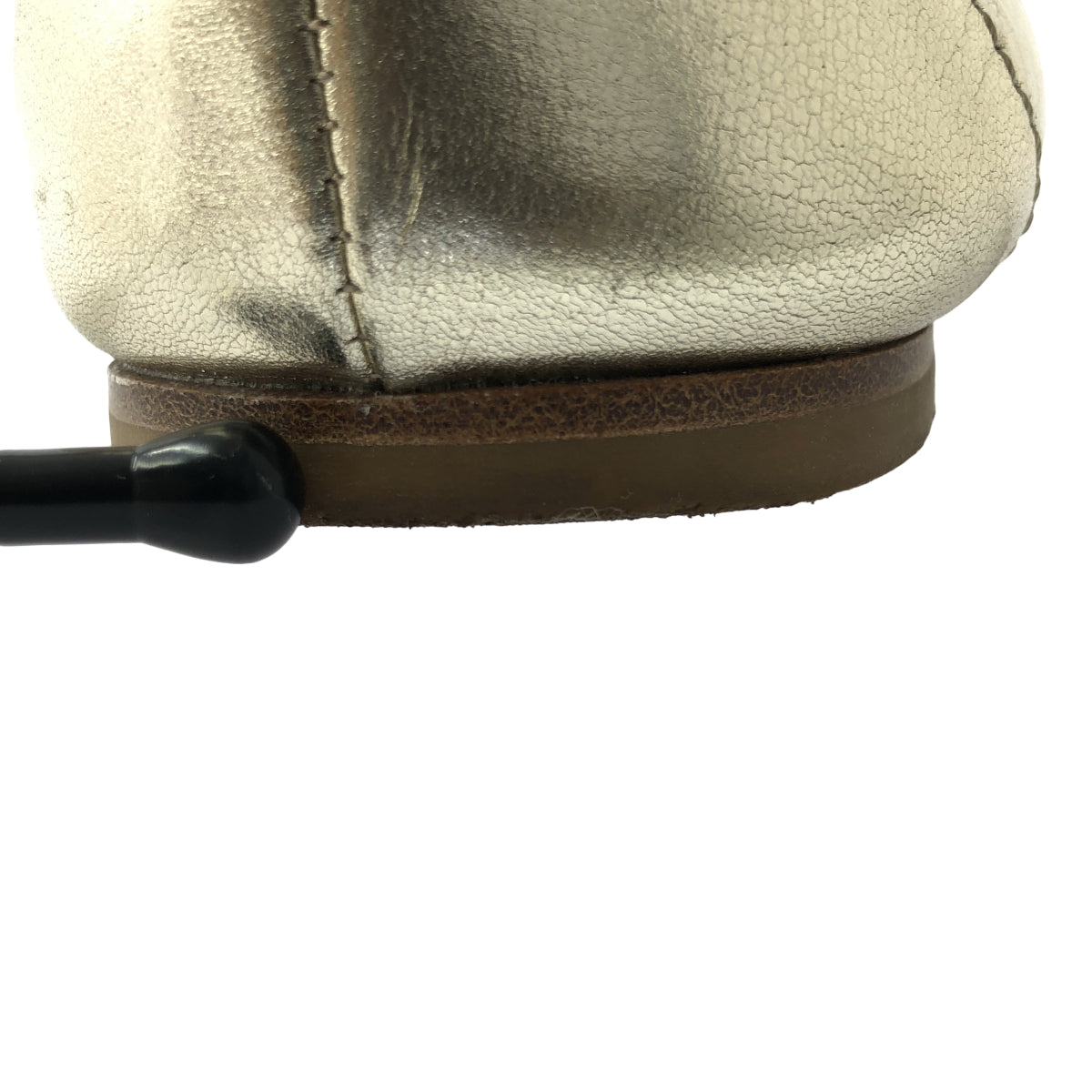 TOD'S / トッズ | ダブルT フラット モカシン シューズ | 36 | ゴールド | レディース