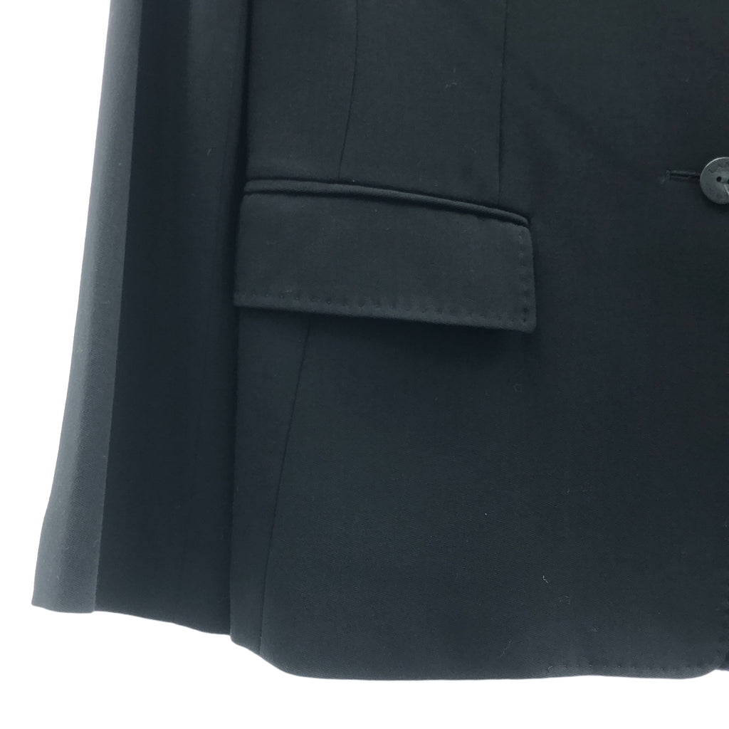 LANVIN COLLECTION | 2B 標誌紐扣修身外套 / 後開衩裙 / 全襯裡 | 38 | 黑色 | 女款