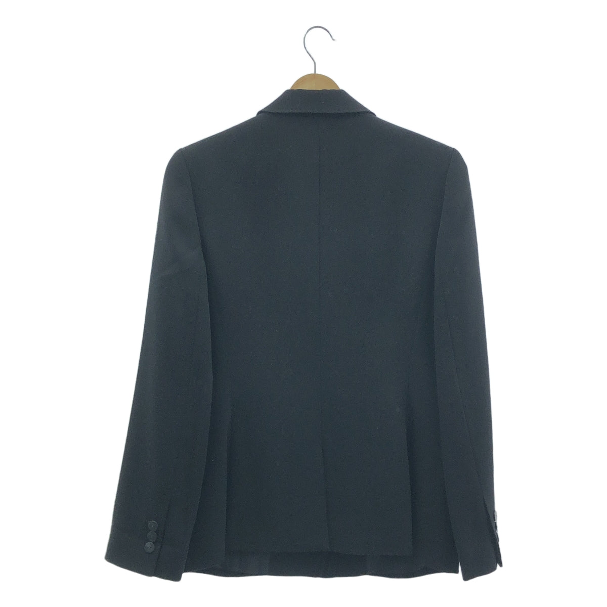 LANVIN COLLECTION / ランバンコレクション | セットアップ ロゴボタン 2B テーラードジャケット / バックスリット スカート / 総裏地 | 38 | ブラック | レディース