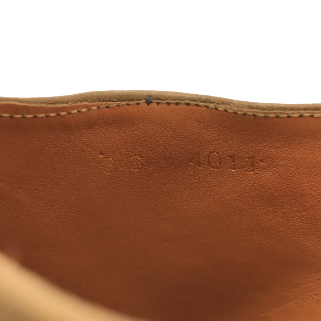 【美品】  Clergerie Paris / クレジュリー | チャンキーヒール レザー サンダル | 36 | カーキ | レディース