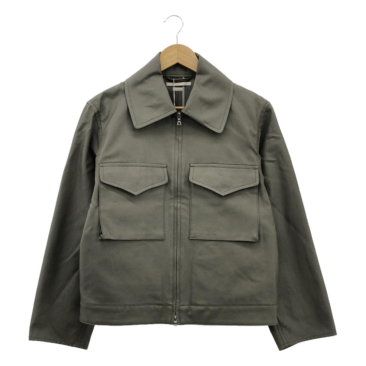 [New] blurhms / Brahms | Drill Chambray MK3WEP Jacket Military Blouson Jacket | 0 | Greige | Women's