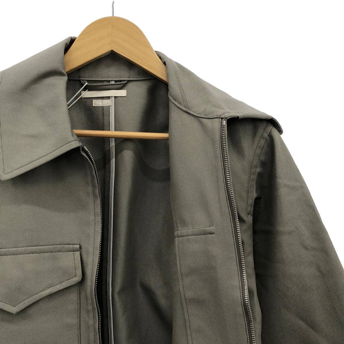 [New] blurhms / Brahms | Drill Chambray MK3WEP Jacket Military Blouson Jacket | 0 | Greige | Women's