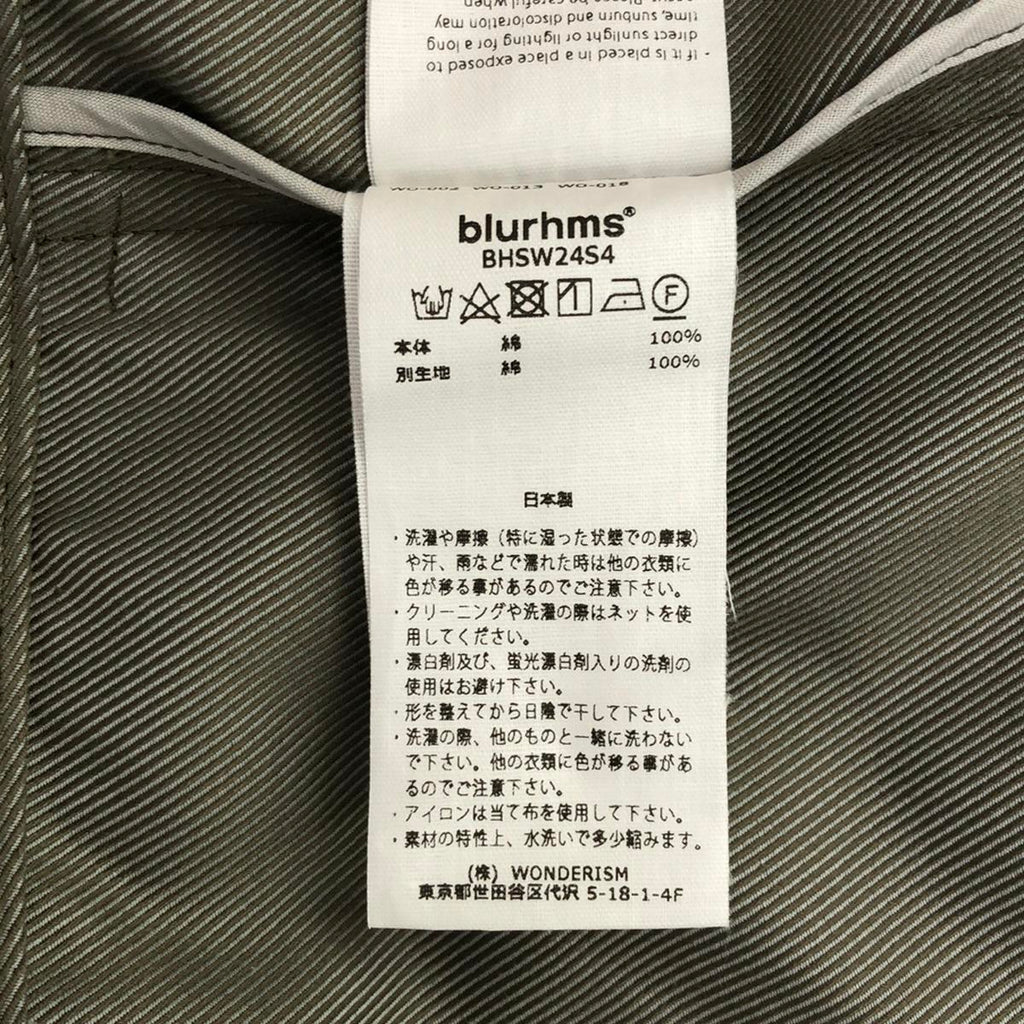 [新] blurhms / 布拉姆斯 |鑽戒 Chambray MK3WEP 夾克軍裝夾克 | 0 |灰褐色 |女性的