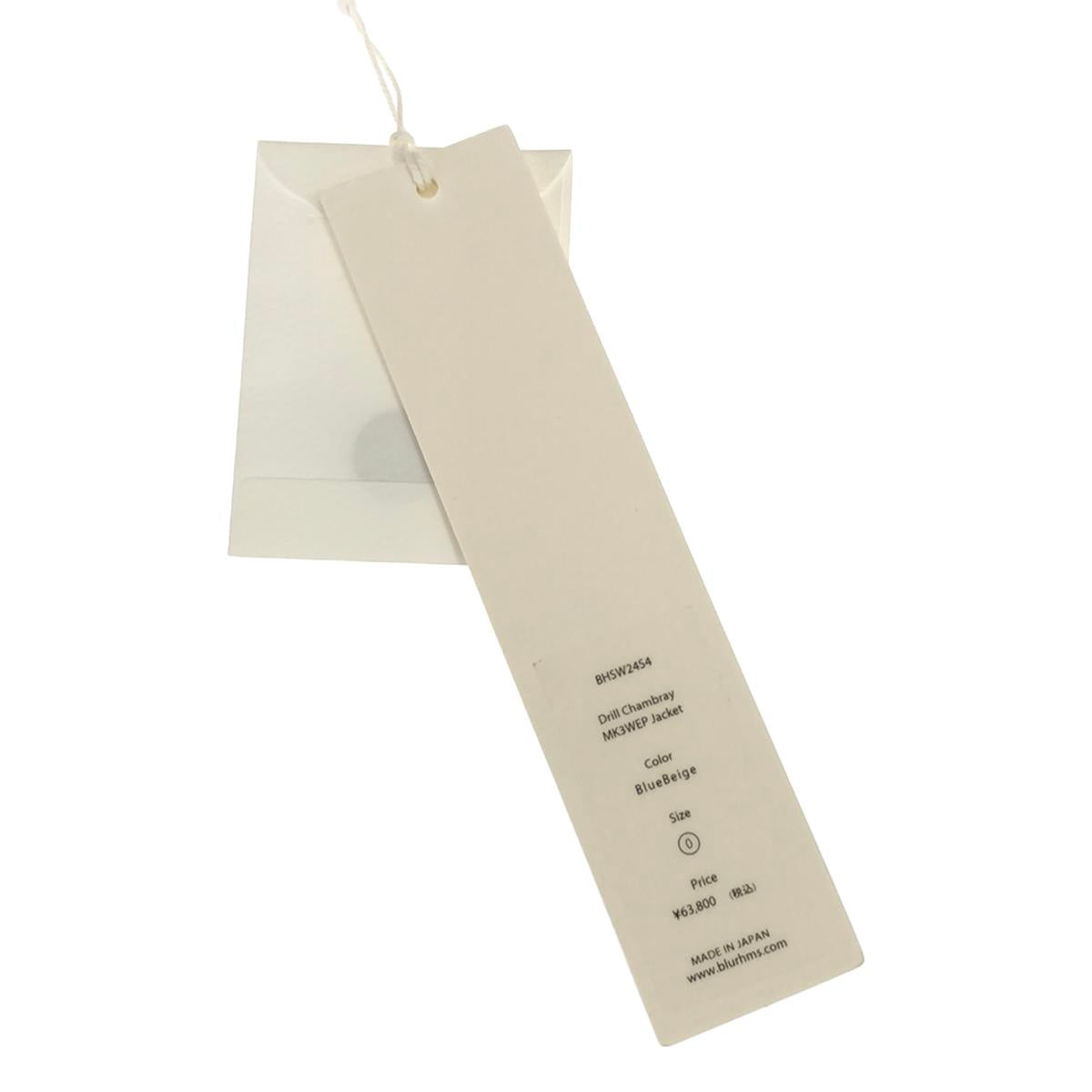 【新品】  blurhms / ブラームス | Drill Chambray MK3WEP Jacket ミリタリーブルゾンジャケット | 0 | グレージュ | レディース