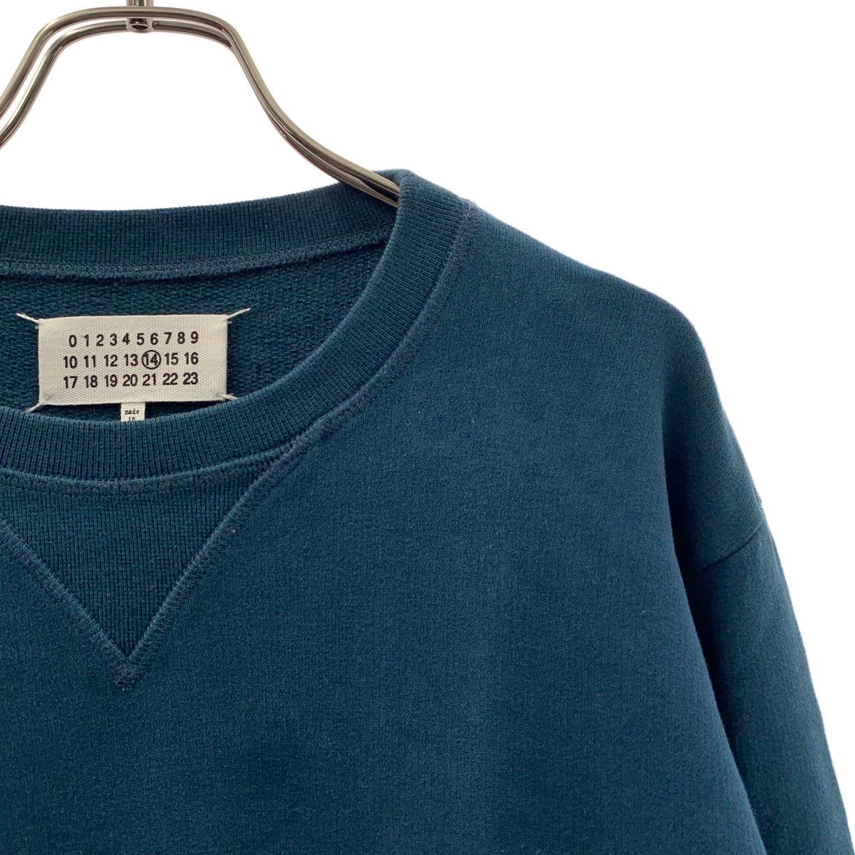 Maison Martin Margiela | 2014 秋冬系列 | 手肘貼片圓領衛衣 | 尺寸 44 | 男款