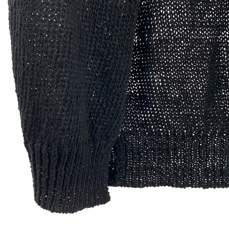 Y's / ワイズヨウジヤマモト | 襟付き ボタンレス 半袖ニットカーディガン | 2 | レディース