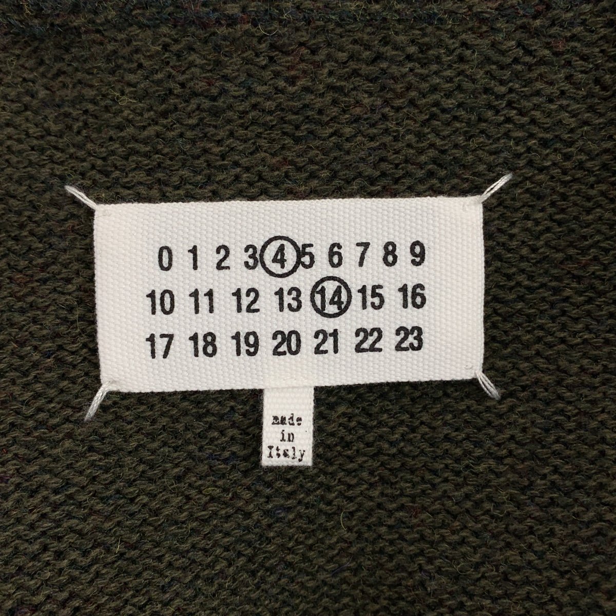 Maison Margiela / メゾンマルジェラ | エルボーパッチ Vネック