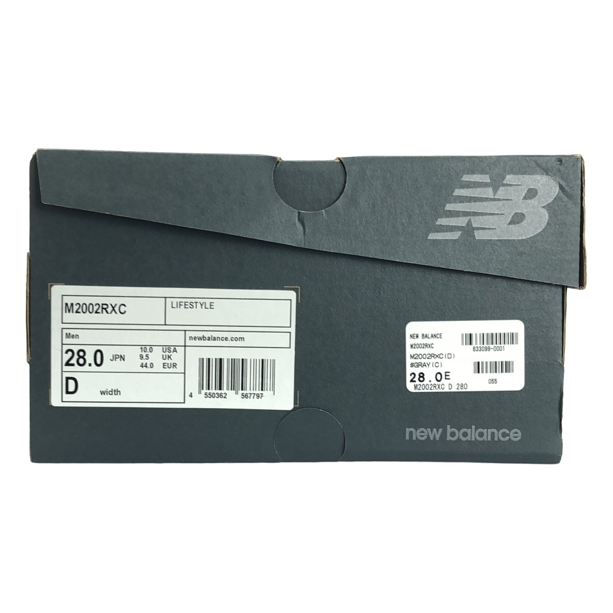 新百倫 | 2023 春夏 | M2002RXC GORE-TEX 絨面革運動鞋 | 28 碼 | 灰色 | 男款