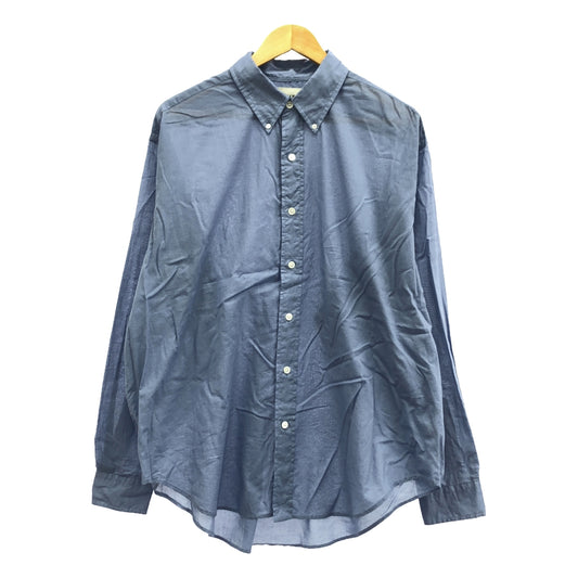 Shinzone / シンゾーン | SHEER DADDY SHIRT / シアーダディシャツ ブラウス | RS | ブルー系 | レディース