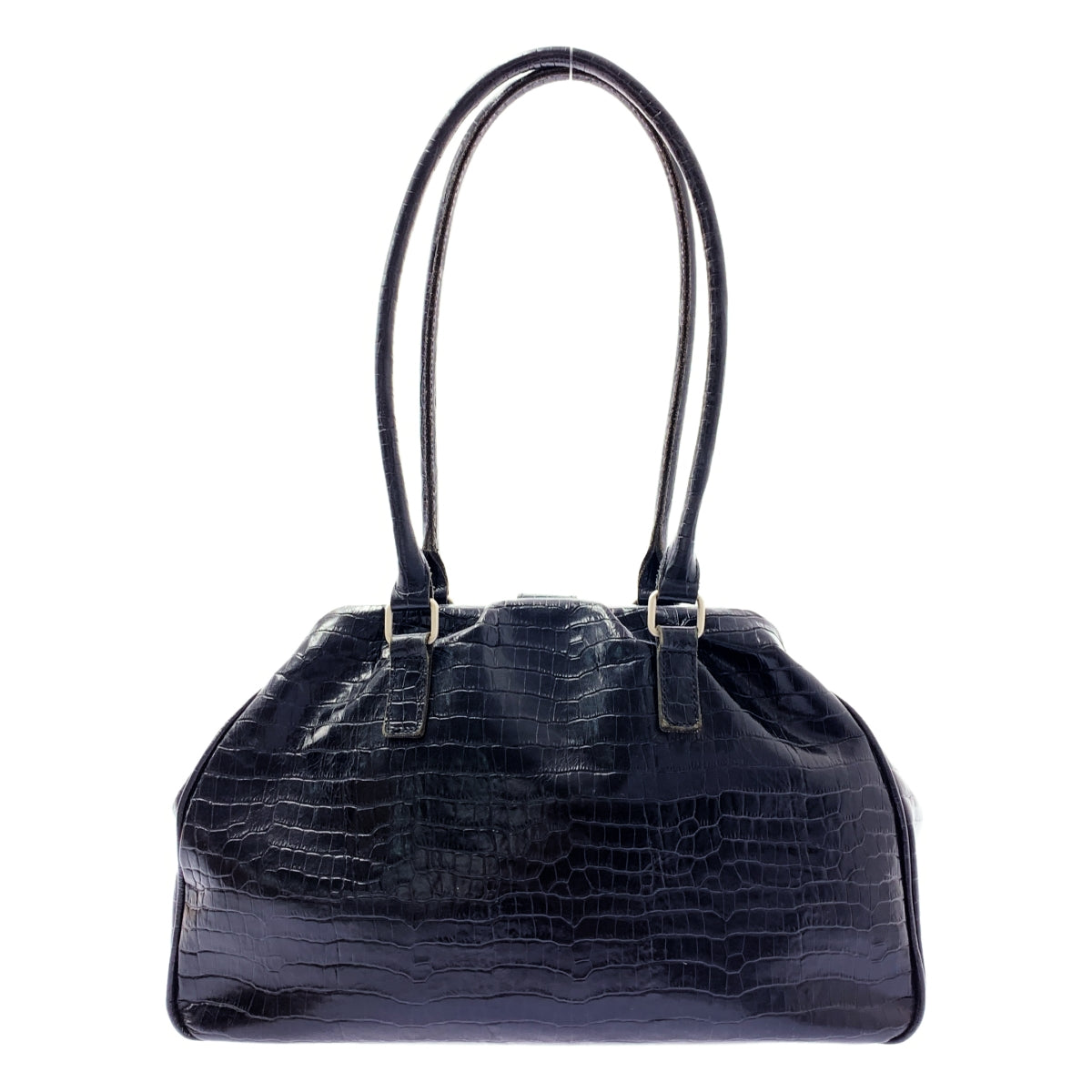 JUNYA WATANABE COMME des GARÇONS / 渡邊淳彌 | Junya Watanabe鱷魚壓花皮革手提包| SHOPBOP黑色|女性的