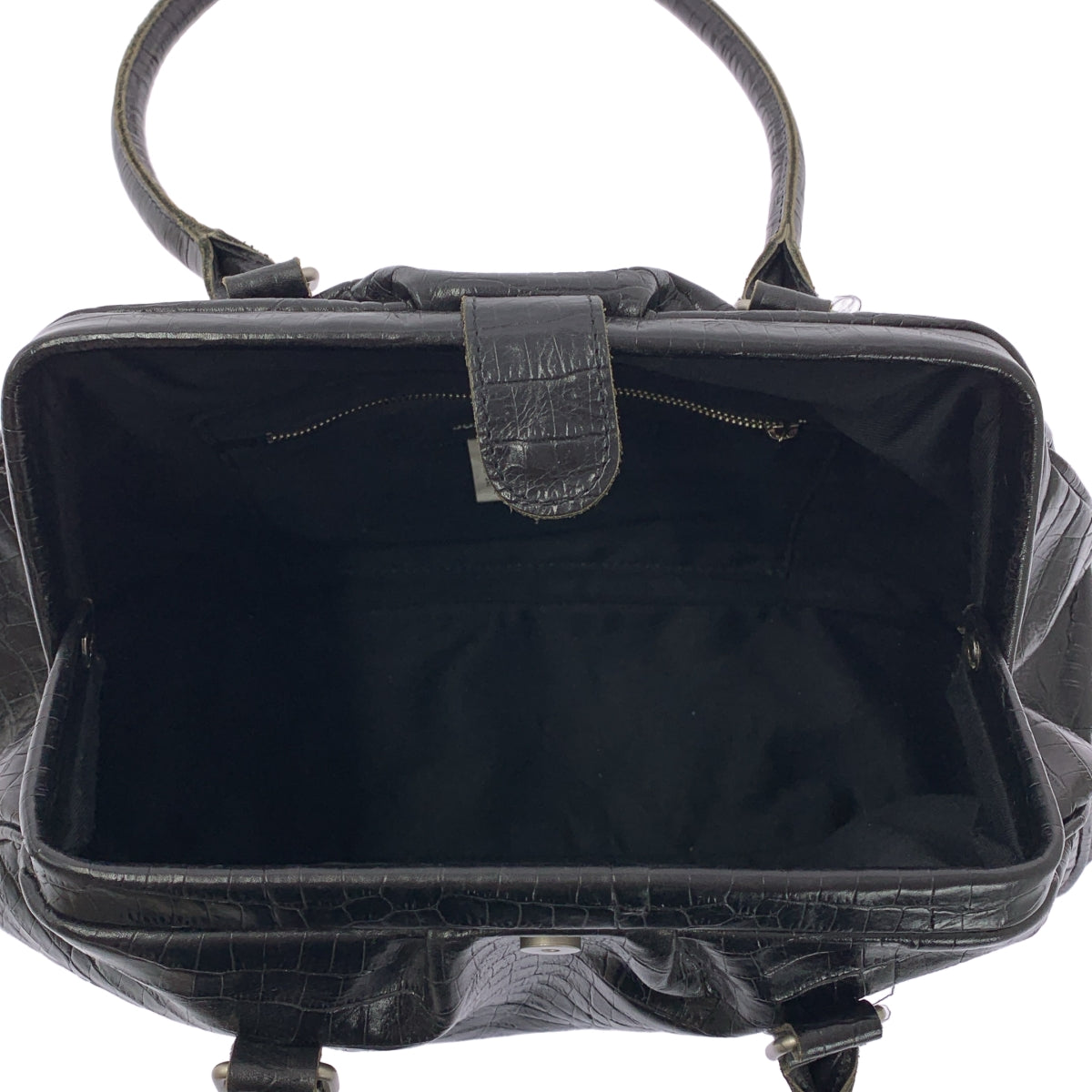 JUNYA WATANABE COMME des GARCONS / ジュンヤワタナベ | クロコ型押し レザー トートバッグ |