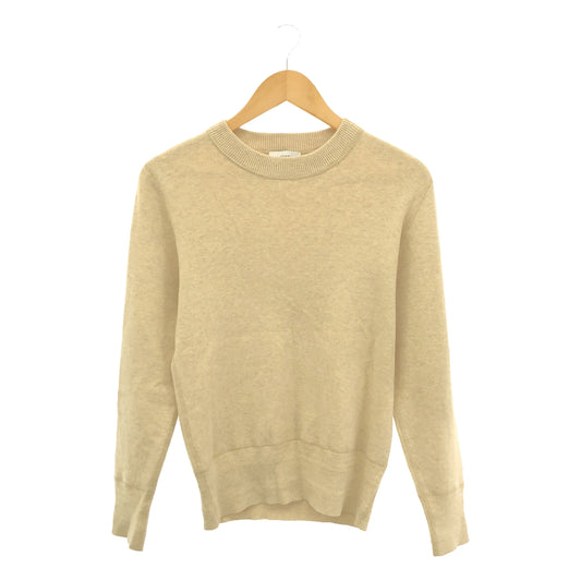 HYKE | Cashmere blend crew neck knit | 1 | Beige | Women's