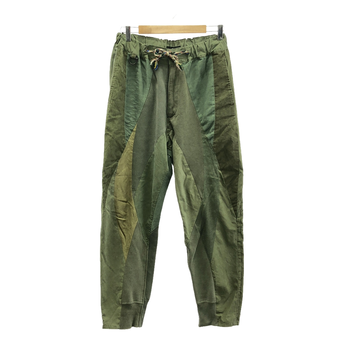 ink / ink | Reconstructed remake patch drawstring pants | M | Men's