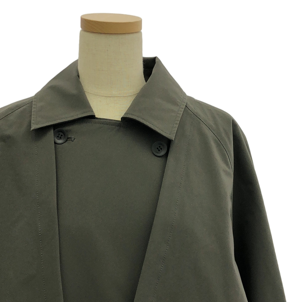 SIWALY / 주름 | 2way Trench Coat 민소매 롱 베스트 트렌치 코트 | F | 회색 | 여성