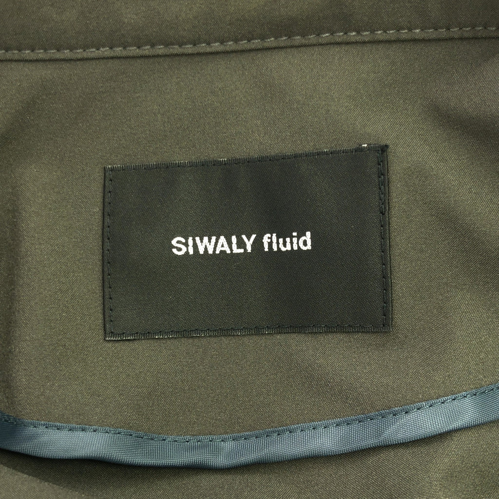 SIWALY / シワリー | 2way Trench Coat ノースリーブ ロングベスト トレンチコート | F | グレー | レディース