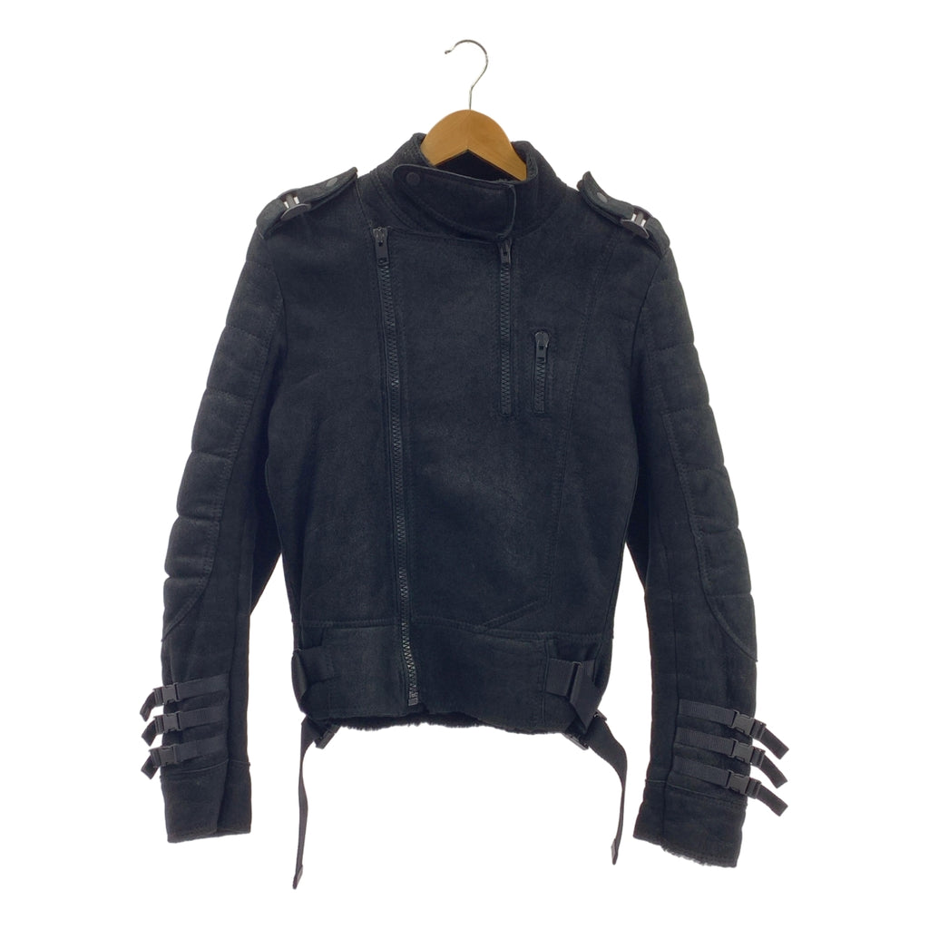 Dior Homme | Hedi Slimane 80 年代新浪潮 / Mouton 羊毛皮夾克 | 尺寸 44 | 男款