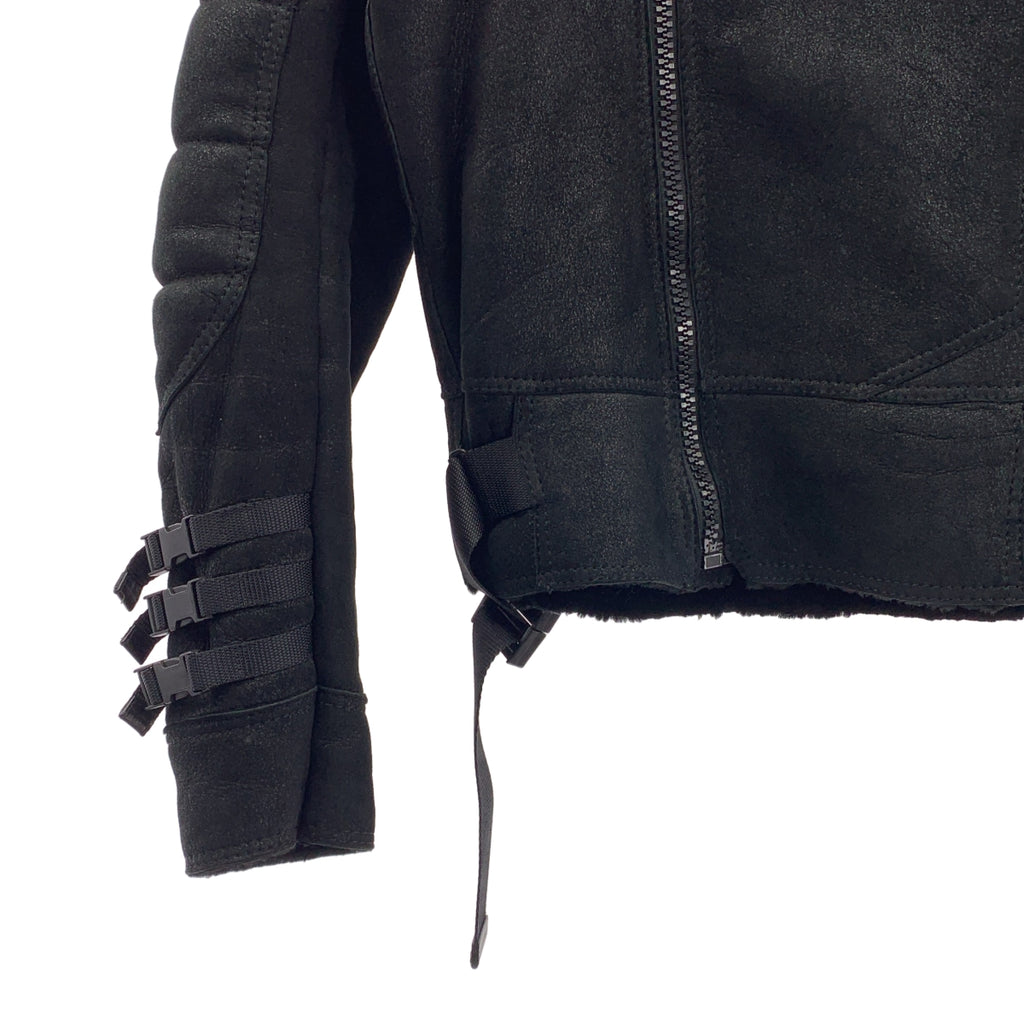 Dior Homme | Hedi Slimane 80 年代新浪潮 / Mouton 羊毛皮夾克 | 尺寸 44 | 男款