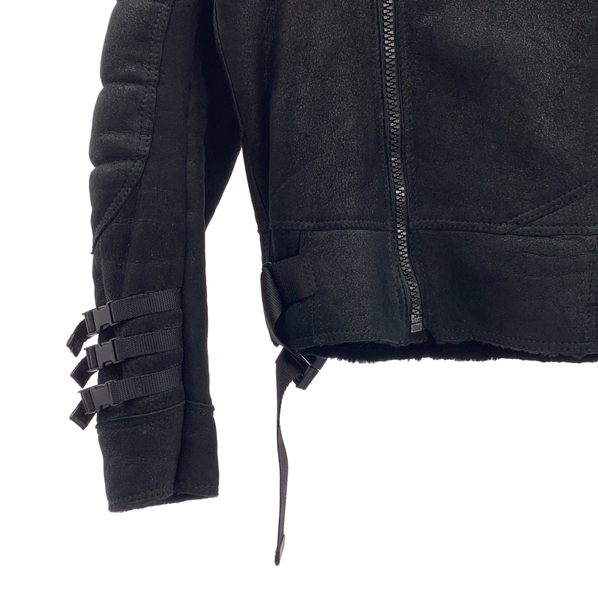 Dior Homme | Hedi Slimane 80 年代新浪潮 / Mouton 羊毛皮夾克 | 尺寸 44 | 男款