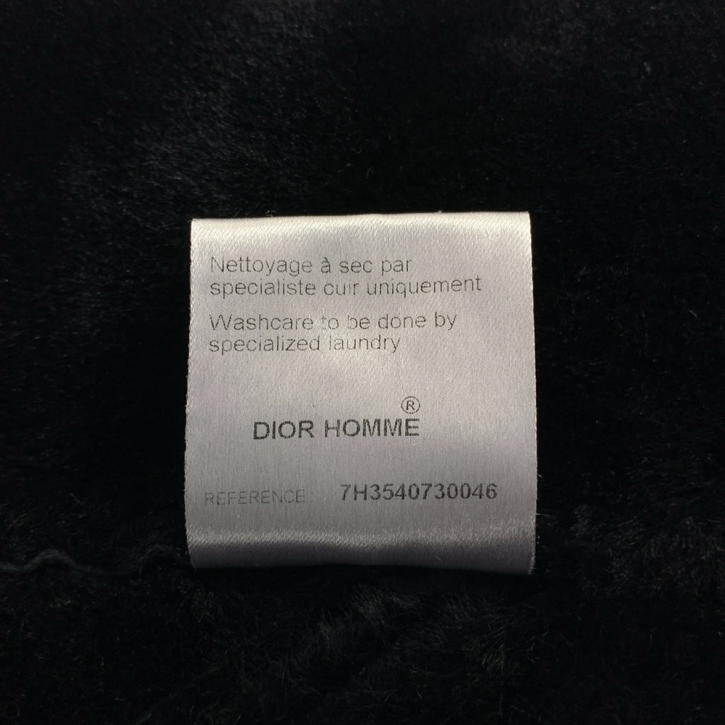 Dior Homme | Hedi Slimane 80 年代新浪潮 / Mouton 羊毛皮夾克 | 尺寸 44 | 男款