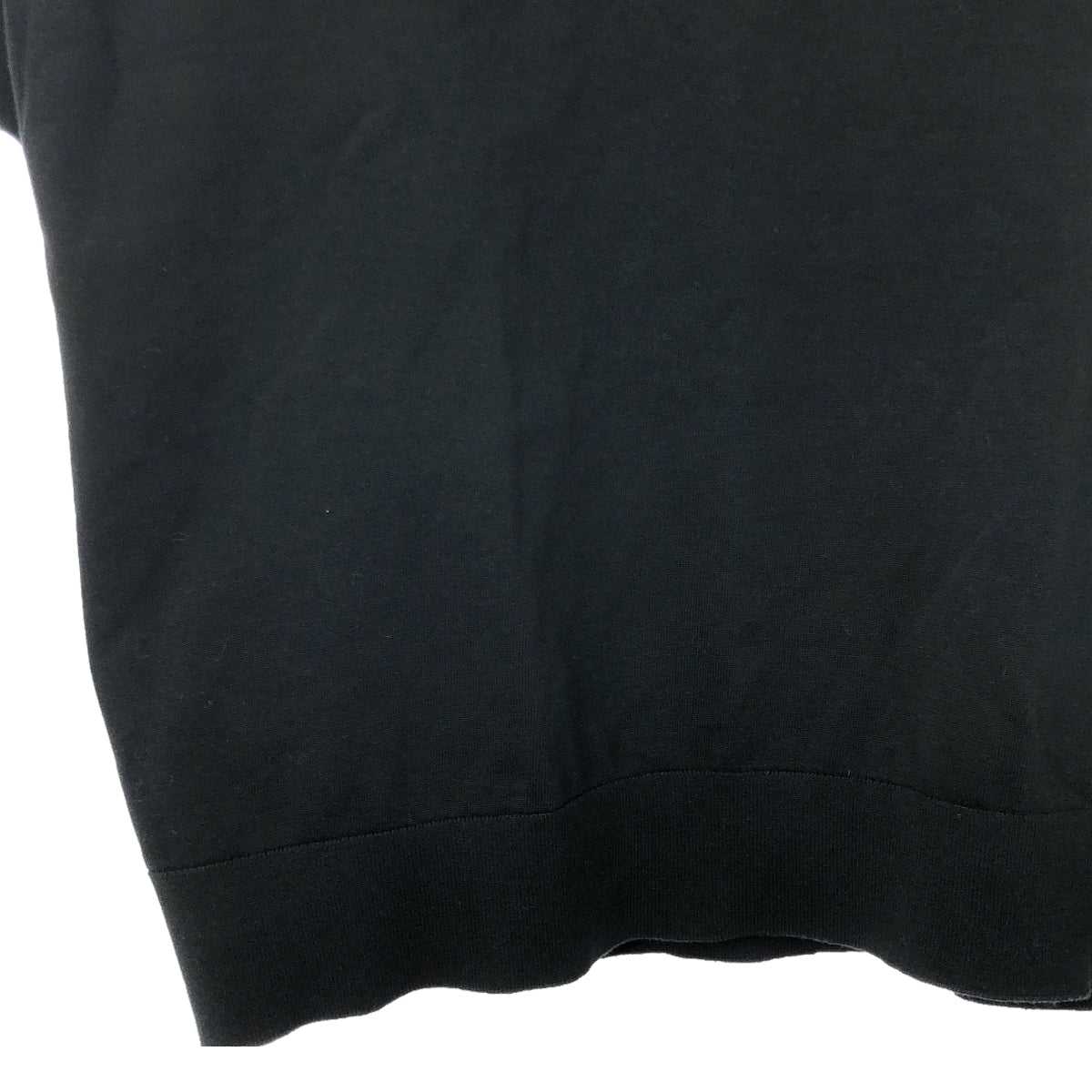 [Good Condition] CABaN | 2023SS | Cotton Polo Knit Pullover T-Shirt | M | Black | Men's