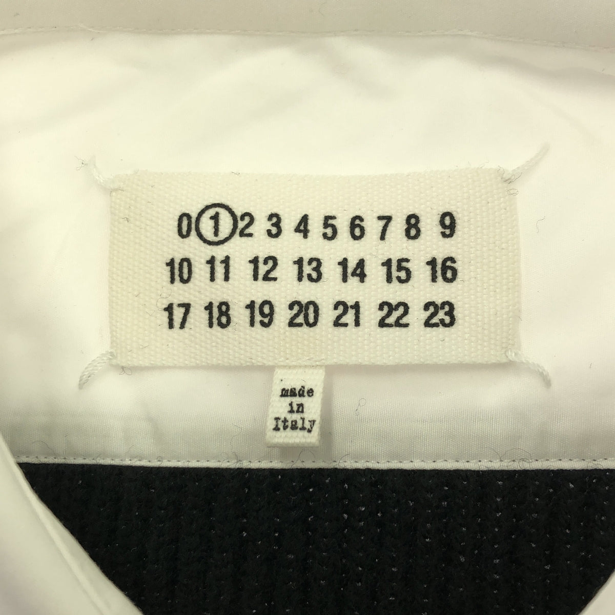 Maison Margiela / メゾンマルジェラ | 2023SS | ドッキングニット オーバーサイズ シャツ ワンピース | XS | レディース