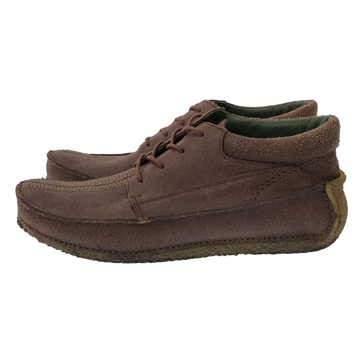 clarks / クラークス | レザー ステッチワーク クレープソール モカシンシューズ | 7 G | ブラウン | メンズ