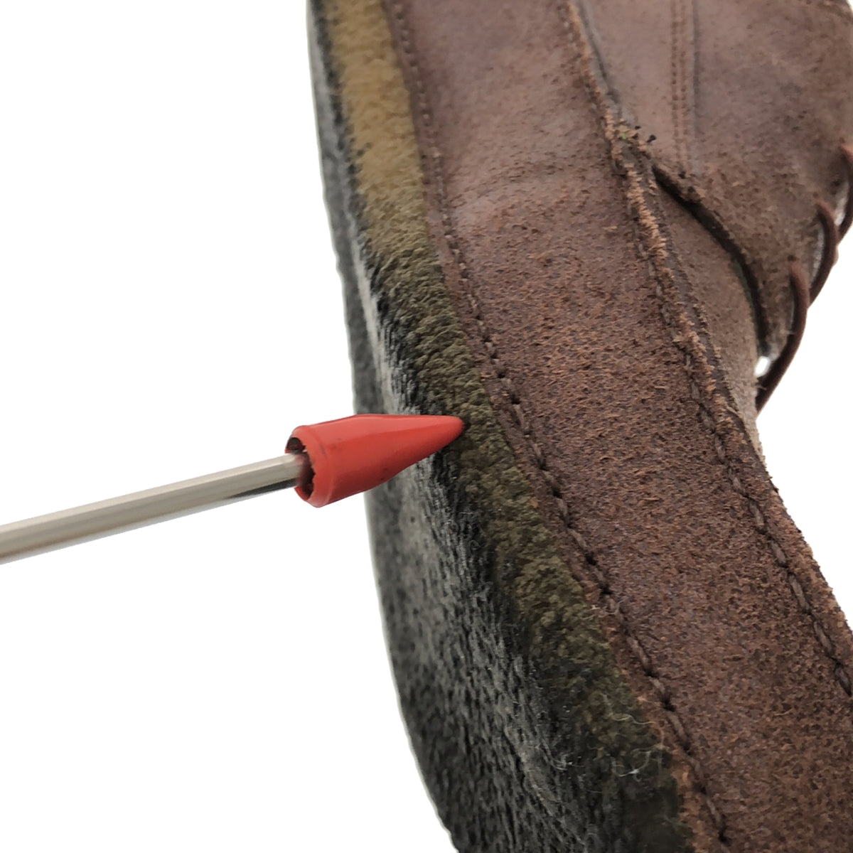 clarks / clarks | leather stitchwork crepe sole moccasin shoes | 7 G | brown | men's