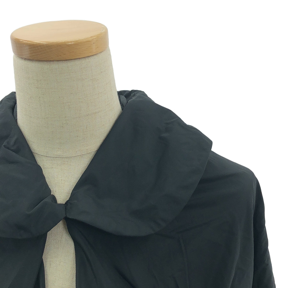 COMME des GARCONS / コムデギャルソン | 2006SS | ポリエステル 変形 丸襟 フック式 シャーリング ジャケット | M | レディース