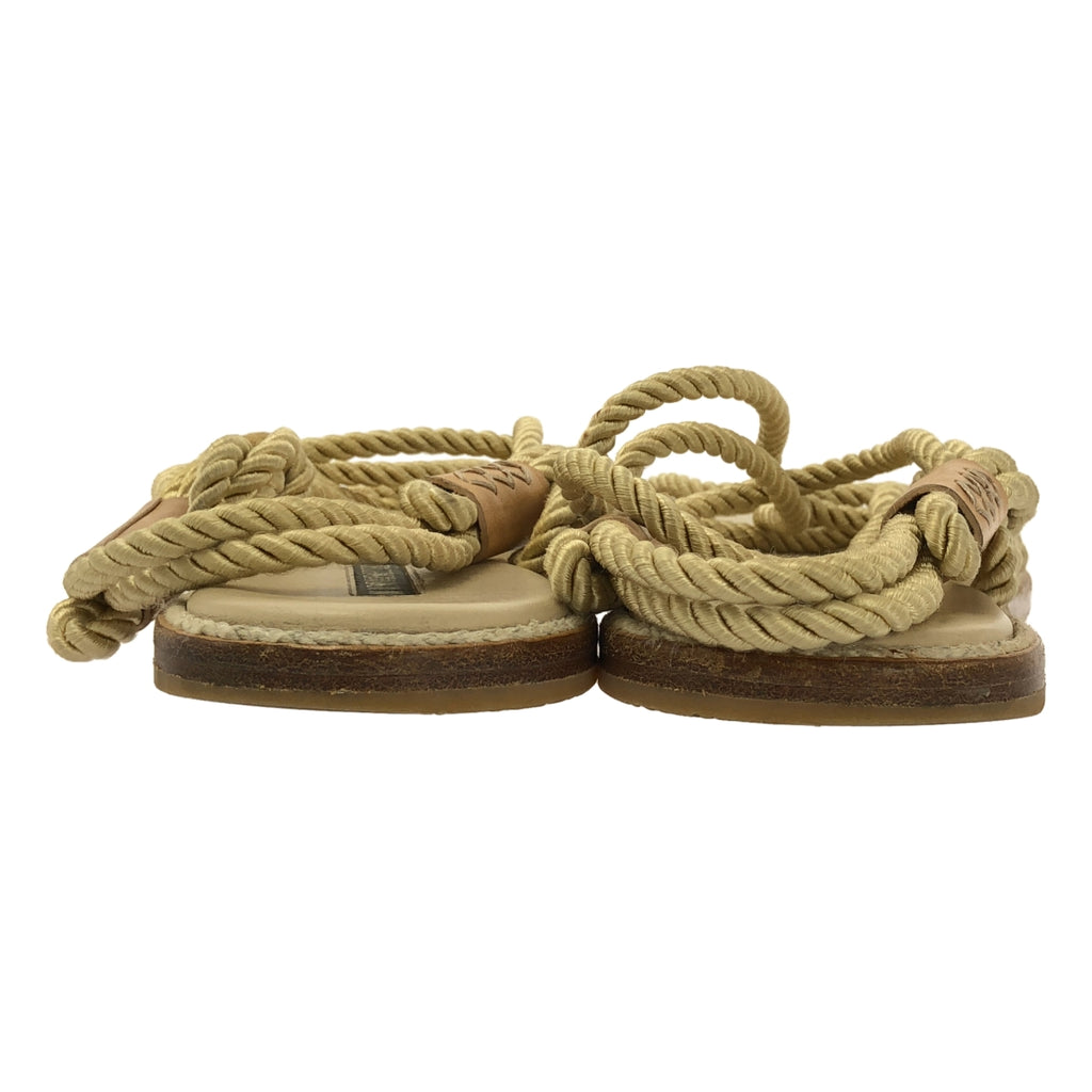 ANN DEMEULEMEESTER / 안두무르메스테르 | 로프 레이스업 샌들 | 42 |