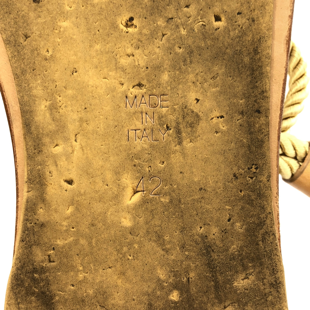 ANN DEMEULEMEESTER / 안두무르메스테르 | 로프 레이스업 샌들 | 42 |