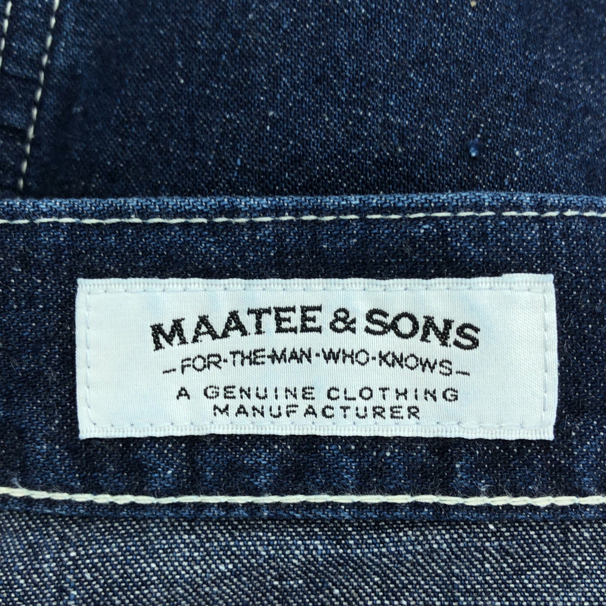 MAATEE &amp; SONS / 마티 &amp; 샌즈 | NEPP MILITARY DENIM 네프 밀리터리 데님 팬츠 | 3 | 남성