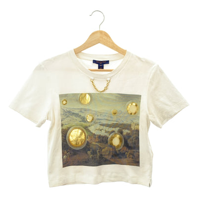 Louis Vuitton | 2025 春夏系列 | x Laurent Grasso / 印花短上衣 | XS | 女款