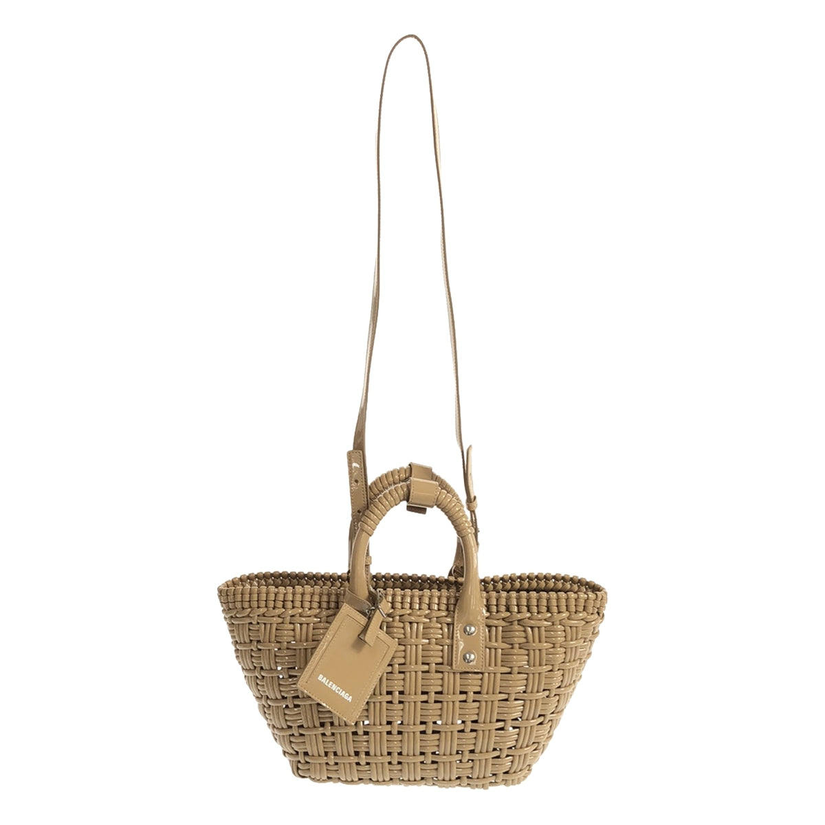 [Good Condition] BALENCIAGA | BISTRO BASKET XS 2-Way Shoulder Bag | Beige | Women's