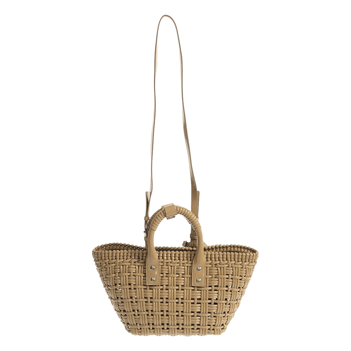 【美品】  BALENCIAGA / バレンシアガ | BISTRO BASKET XS 2Wayショルダーバッグ | ベージュ | レディース