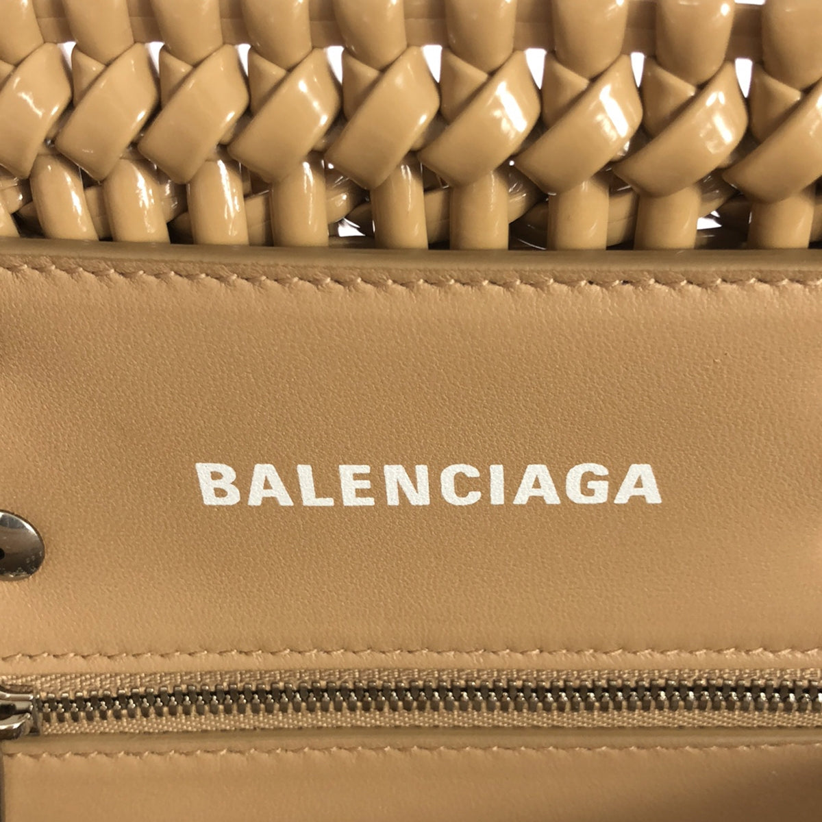 【美品】  BALENCIAGA / バレンシアガ | BISTRO BASKET XS 2Wayショルダーバッグ | ベージュ | レディース