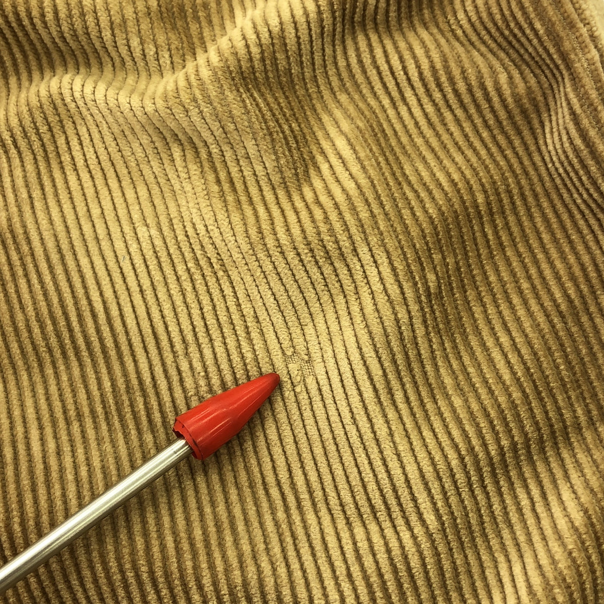 grandma MAMA daughter / グランマママドーター | 1タック コーデュロイ ワイドパンツ | 1 | ベージュ | レディース