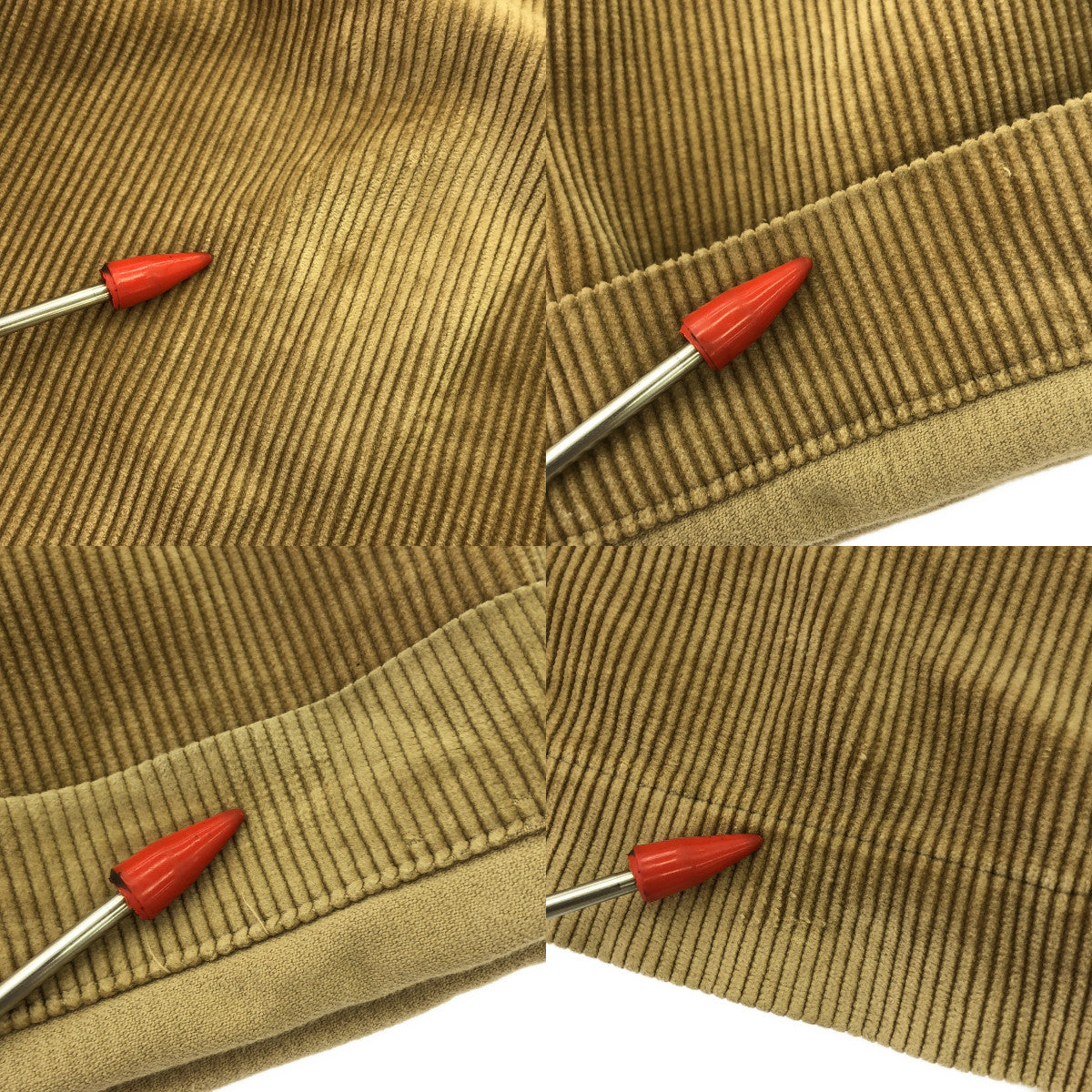 grandma MAMA daughter / グランマママドーター | 1タック コーデュロイ ワイドパンツ | 1 | ベージュ | レディース