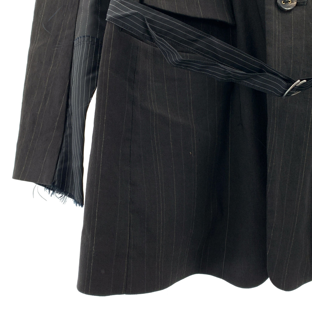 Viridi-Anne | 條紋拼接外套 | 2 碼 | 男士