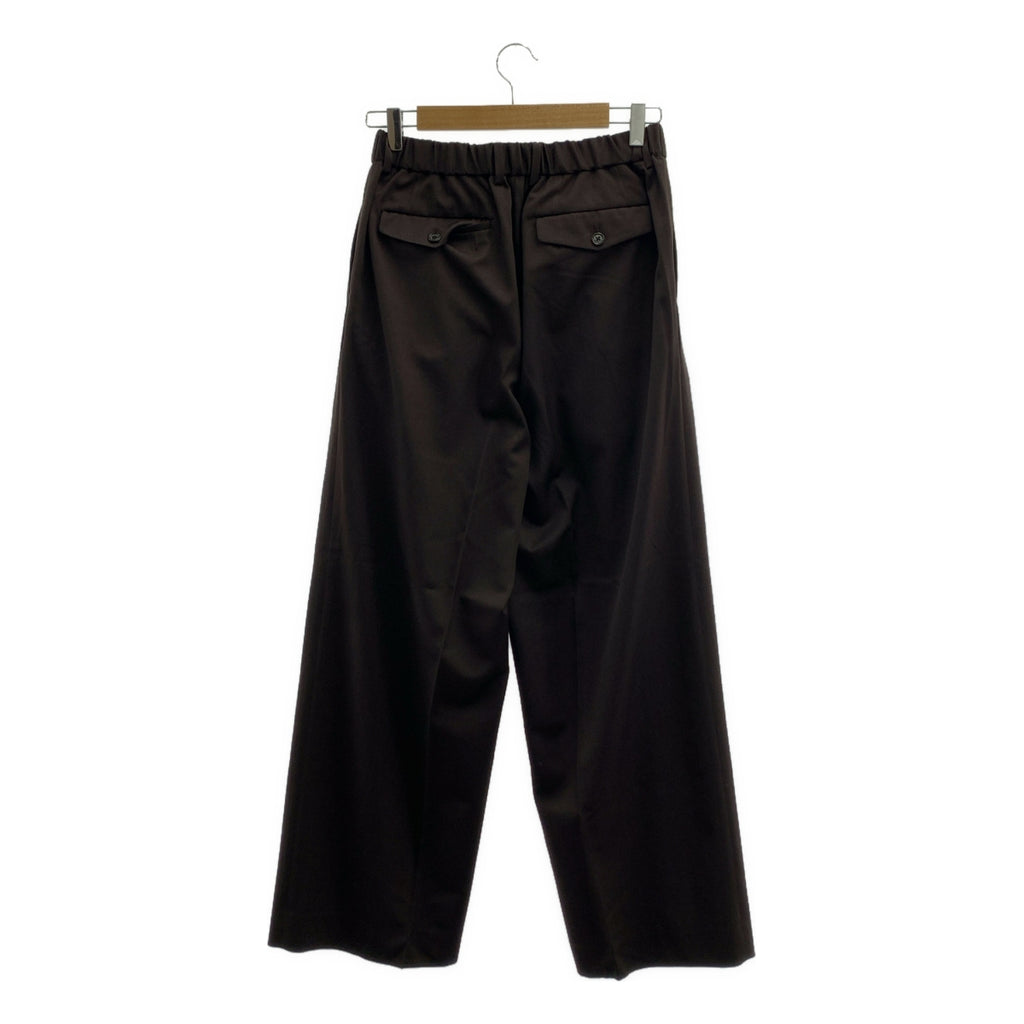 MARKAWARE / マーカウェア | SUPER 160's WOOL GABARDINE TRIPLE PLEATED WIDE TROUSERS 3タック パンツ | 2 | メンズ
