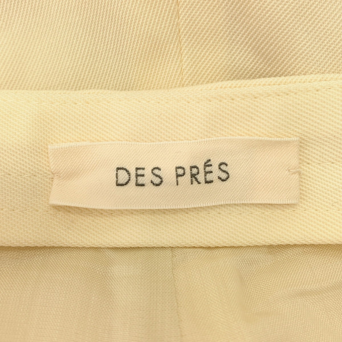 DES PRES / デプレ | ハイツイストギャバジン フロントドロストイージーパンツ | 36 | レディース