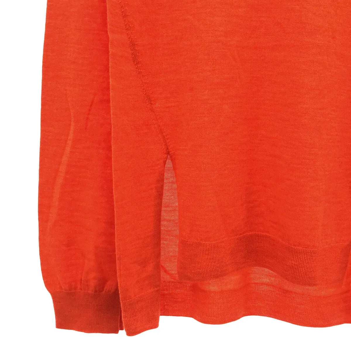 【新品】  Little $uzie / リトルスージー | 2023AW | Extra Fine Merino Wool Hooded Knit ウール フーデッドニット | One | Orange | レディース