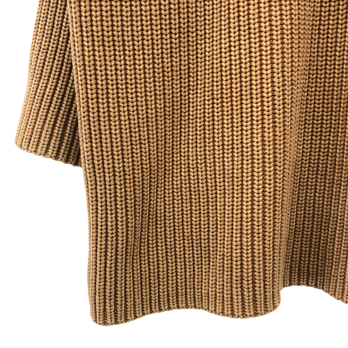 [Good Condition] DEMYLEE | Cotton Wide Silhouette Knit Pullover | XS | Brown | Women's