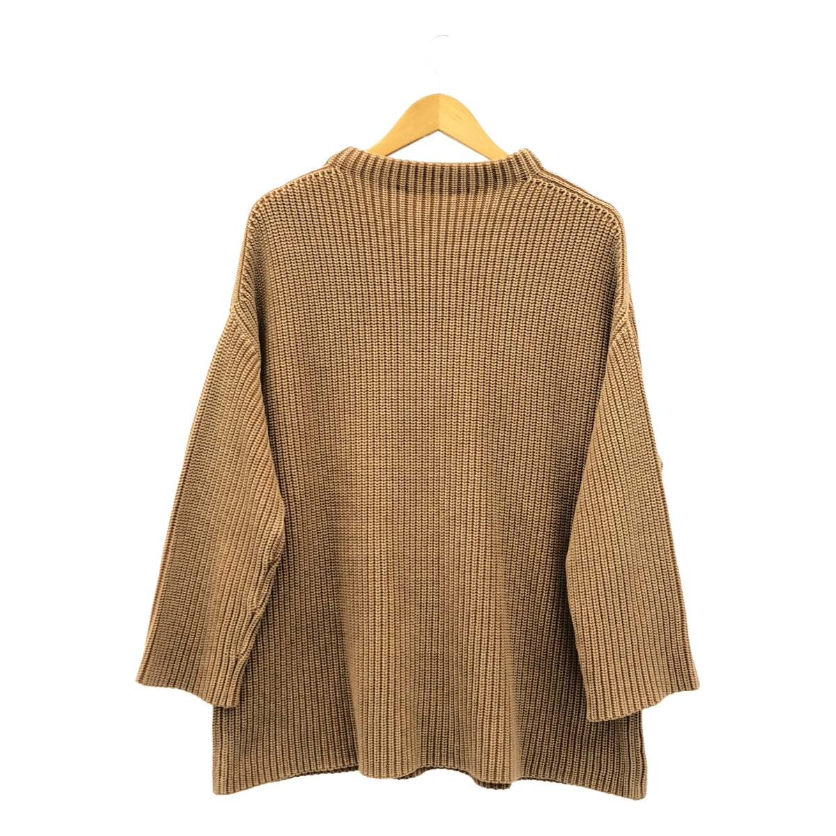 [Good Condition] DEMYLEE | Cotton Wide Silhouette Knit Pullover | XS | Brown | Women's