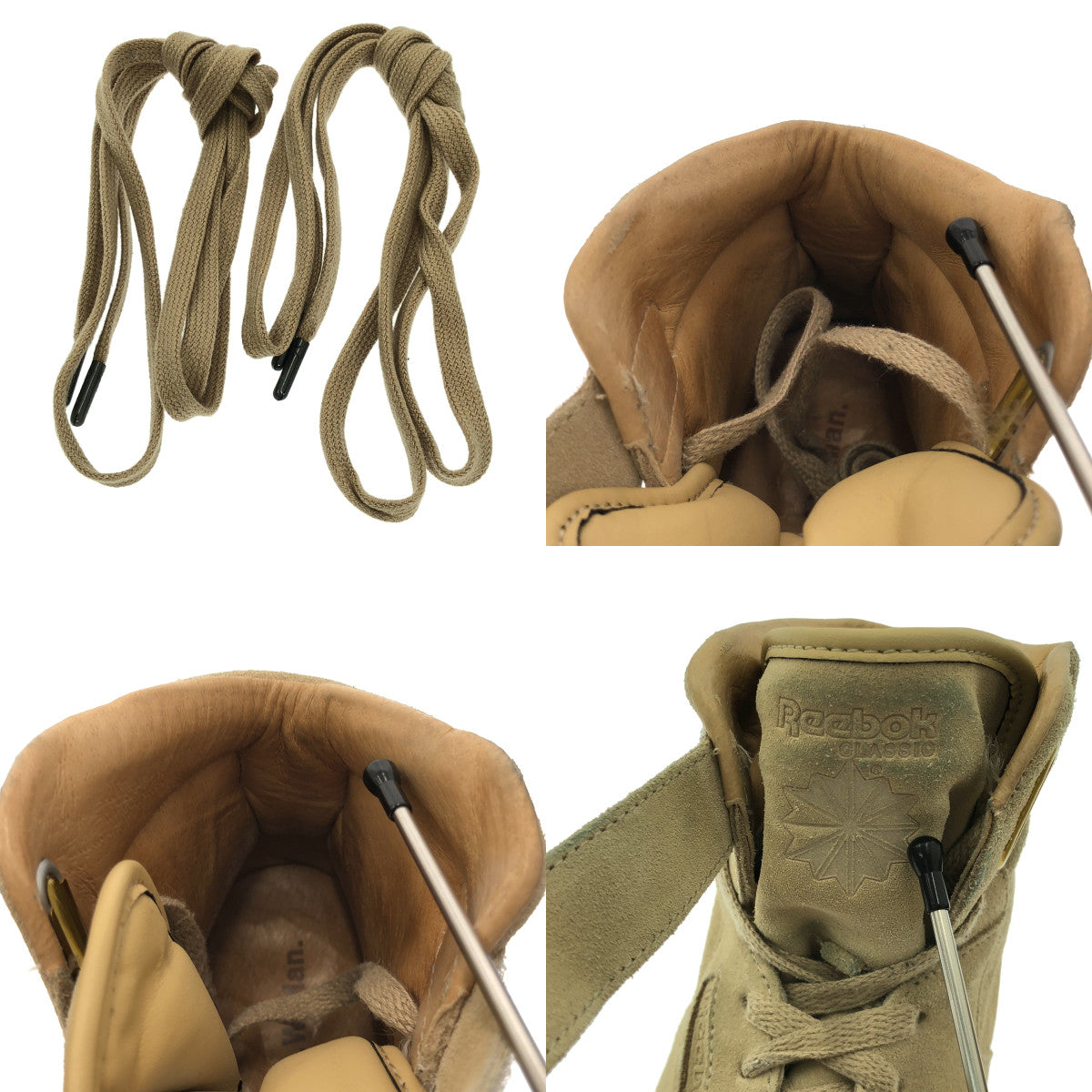 Reebok / リーボック | × Sand.W.Man サンドマンコラボ EX-O-FIT CLEAN Hi VINTAGE エックスオーフィット スエード ハイカットスニーカー | 27.5 | メンズ