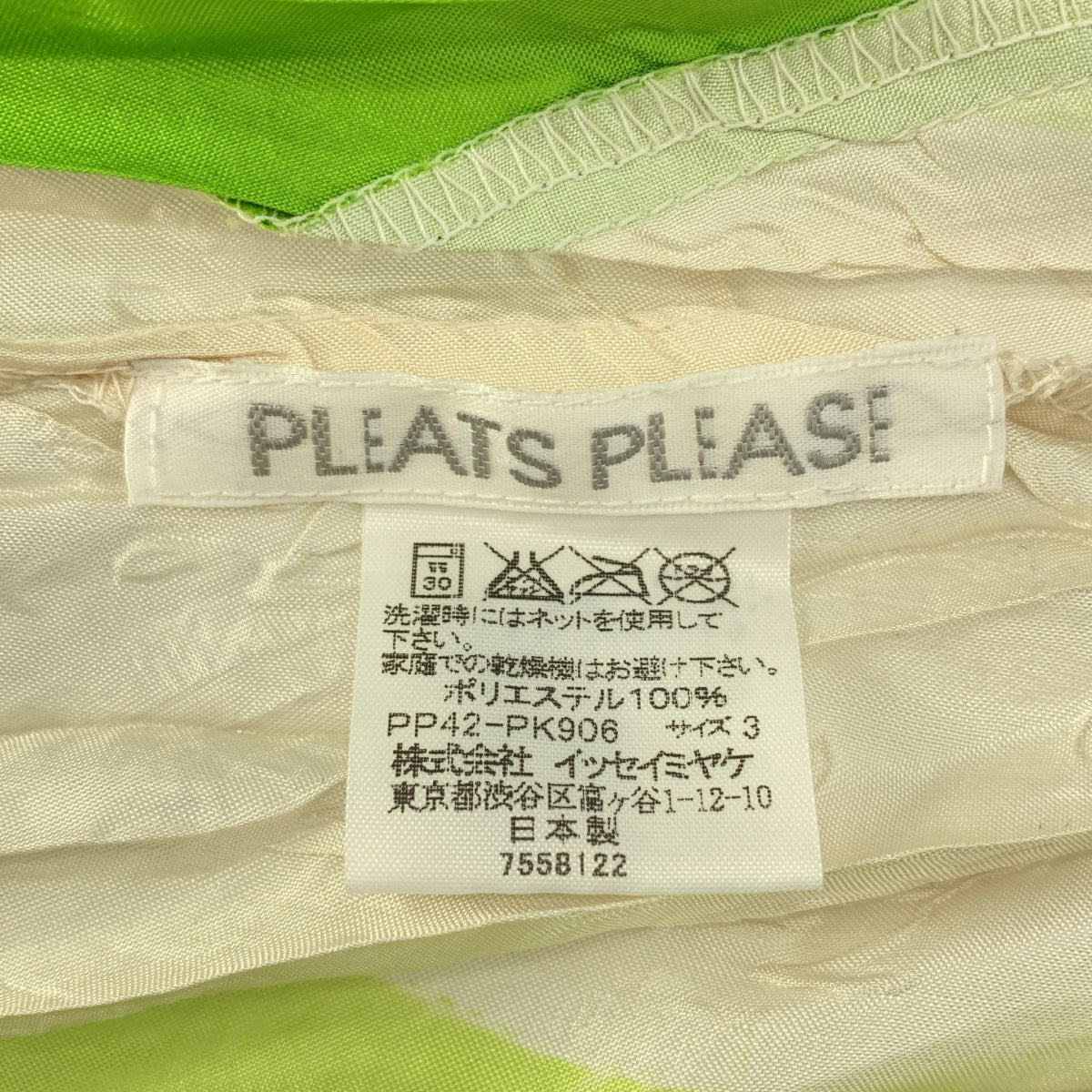 PLEATS PLEASE ISSEY MIYAKE / プリーツプリーズイッセイミヤケ | シワ加工 ストライプ カットソー | 3 | レディース