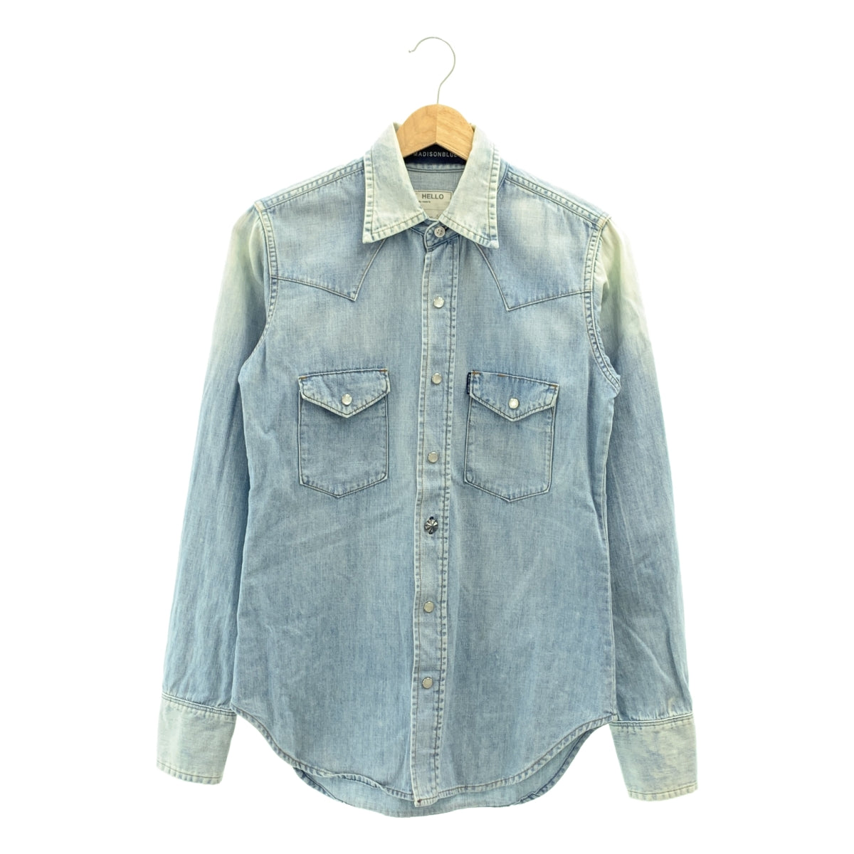 MADISON BLUE / マディソンブルー | デニム ウエスタンデニムシャツ | 00 |