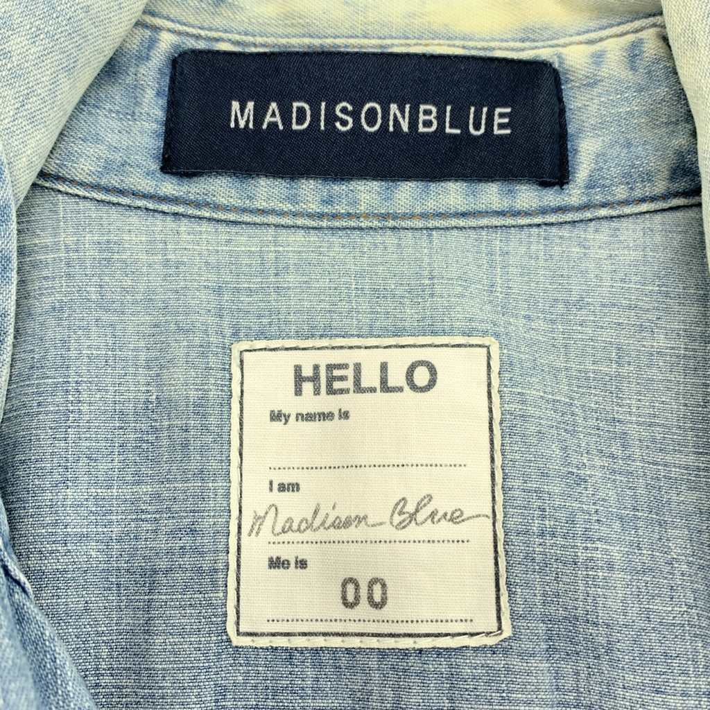 MADISON BLUE / マディソンブルー | デニム ウエスタンデニムシャツ | 00 |