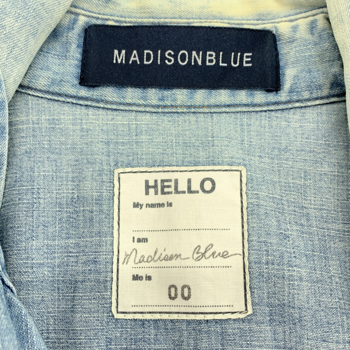 MADISON BLUE / マディソンブルー | デニム ウエスタンデニムシャツ | 00 |